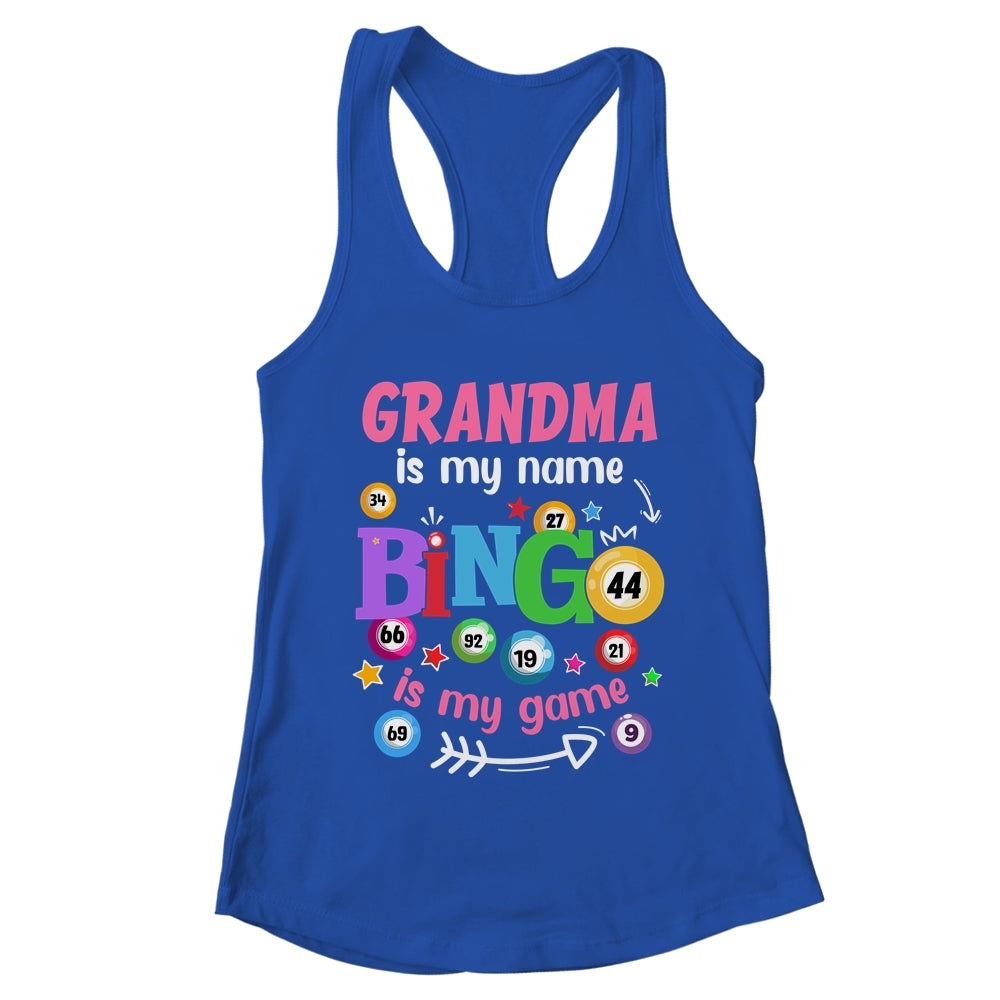 Funny Player Grandma Is My Name Bingo Is My Game Yell Bingo Shirt & Tank Top | teecentury