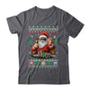 Funny Playing Poker Santa Poker Player Ugly Christmas Men Shirt & Sweatshirt | teecentury