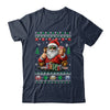 Funny Playing Poker Santa Poker Player Ugly Christmas Men Shirt & Sweatshirt | teecentury