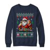 Funny Playing Poker Santa Poker Player Ugly Christmas Men Shirt & Sweatshirt | teecentury