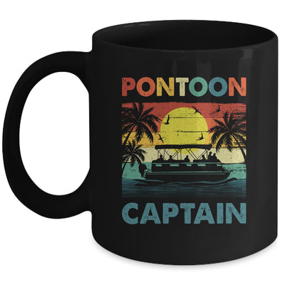 Funny Pontoon Boat For Men Women Vintage Pontoon Captain Mug | teecentury