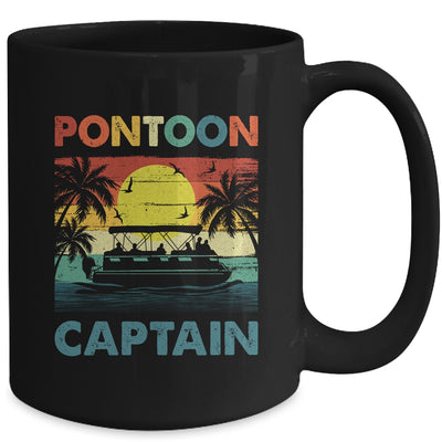 Funny Pontoon Boat For Men Women Vintage Pontoon Captain Mug | teecentury