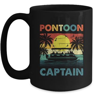 Funny Pontoon Boat For Men Women Vintage Pontoon Captain Mug | teecentury