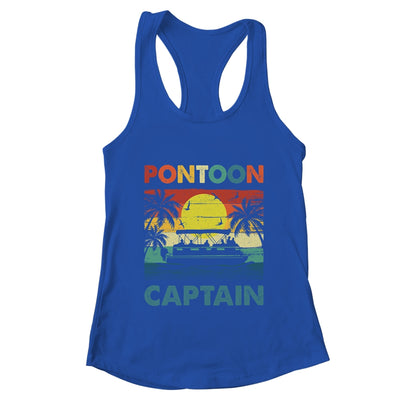 Funny Pontoon Boat For Men Women Vintage Pontoon Captain Shirt & Tank Top | teecentury