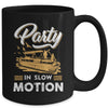 Funny Pontoon Captain Boat Party In Slow Motion Boating Mug | teecentury