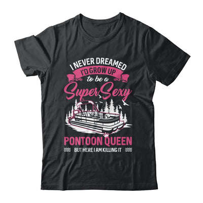 Funny Pontoon Captain Design For Women Girls Boat Captain Shirt & Tank Top | teecentury