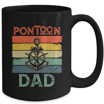 Funny Pontoon Dad Boat Owner Boating Pontoon Captain Men Mug | teecentury