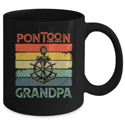 Funny Pontoon Grandpa Boat Owner Boating Pontoon Captain Mug | teecentury