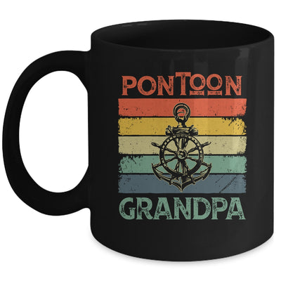 Funny Pontoon Grandpa Boat Owner Boating Pontoon Captain Mug | teecentury