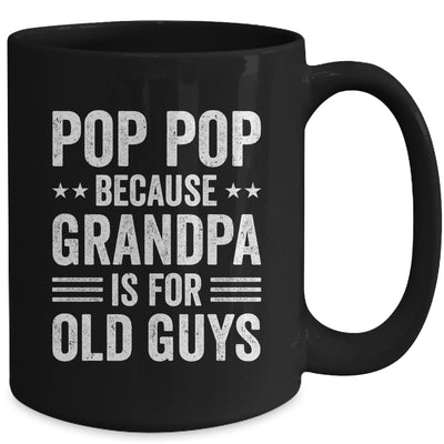 Funny Pop Pop Art For Grandpa From Grandkids Father's Day Mug | teecentury