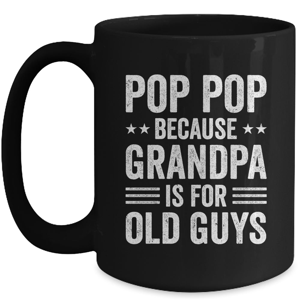 Funny Pop Pop Art For Grandpa From Grandkids Father's Day Mug | teecentury