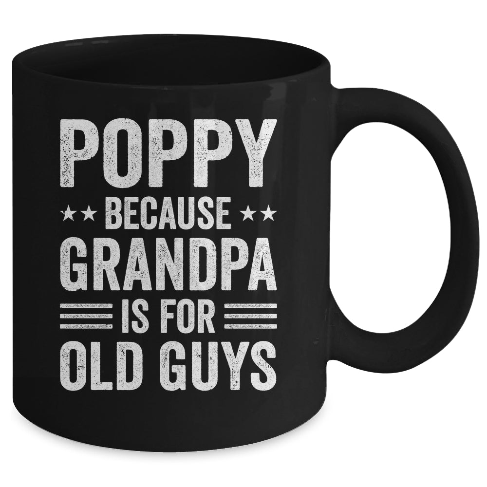Funny Poppy Art For Grandpa From Grandkids Father's Day Mug | teecentury