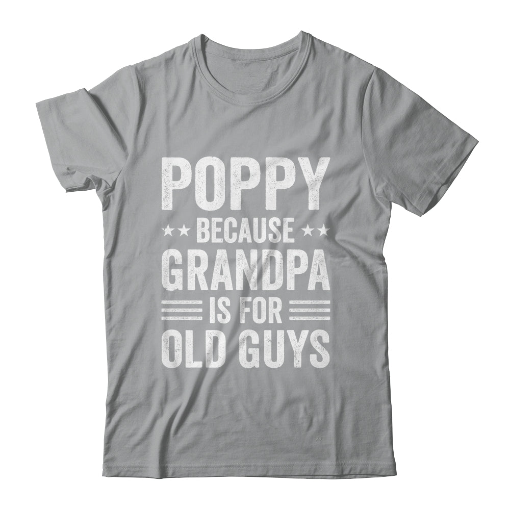 Funny Poppy Art For Grandpa From Grandkids Father's Day Shirt & Hoodie | teecentury