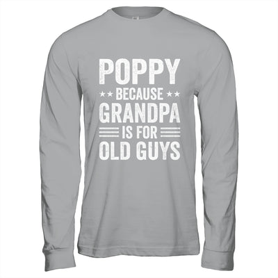 Funny Poppy Art For Grandpa From Grandkids Father's Day Shirt & Hoodie | teecentury