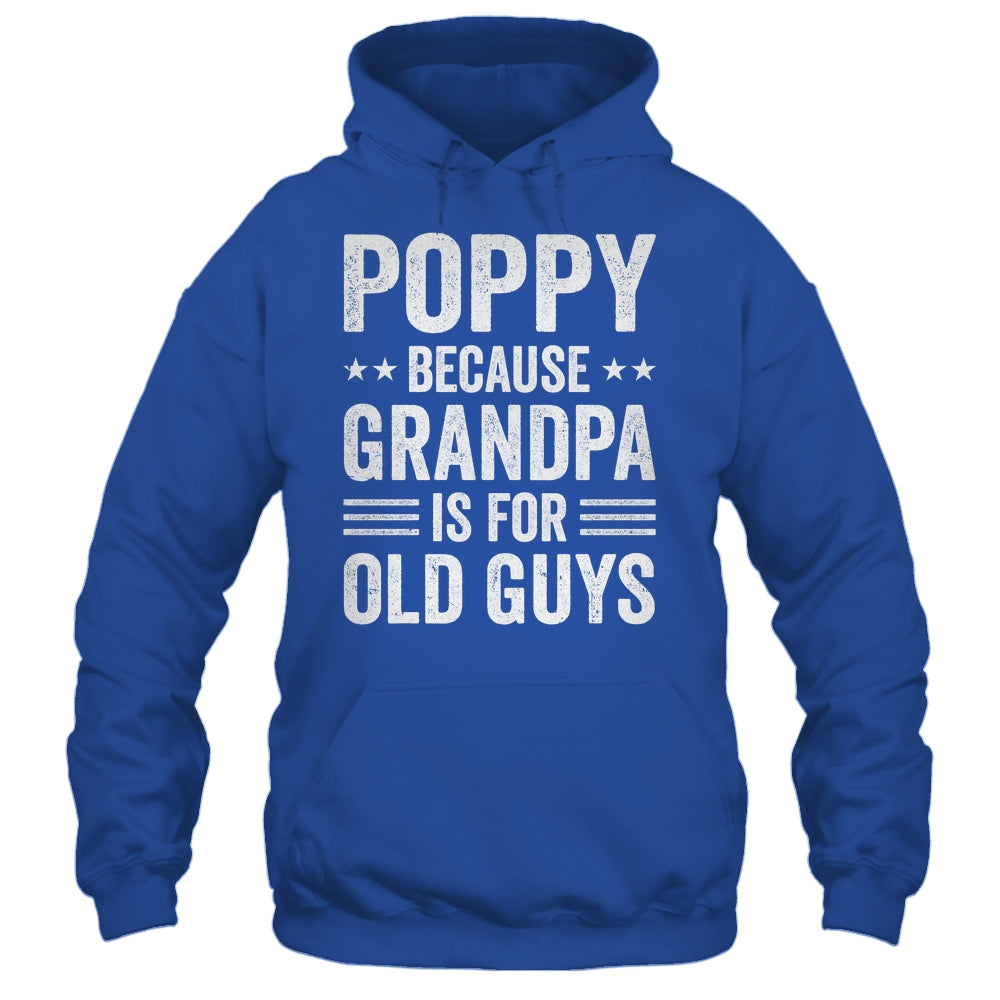 Funny Poppy Art For Grandpa From Grandkids Father's Day Shirt & Hoodie | teecentury