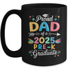 Funny Proud Dad Of A Class Of 2025 Pre-K Graduate Mug | teecentury