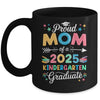 Funny Proud Mom Of A Class Of 2025 Kindergarten Graduate Mug | teecentury
