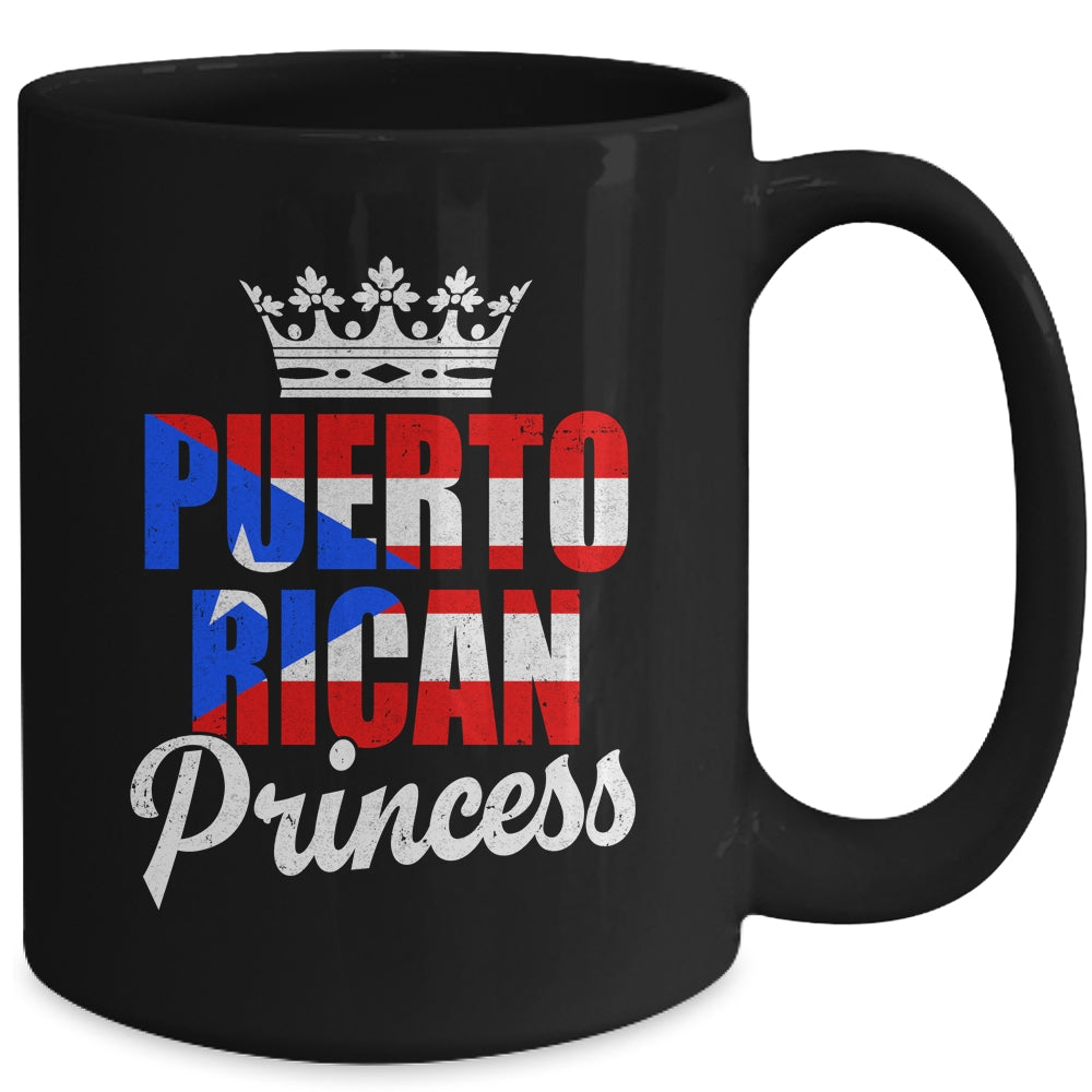 Funny Puerto Rico Graphic Women Girls Puerto Rican Princess Mug | teecentury