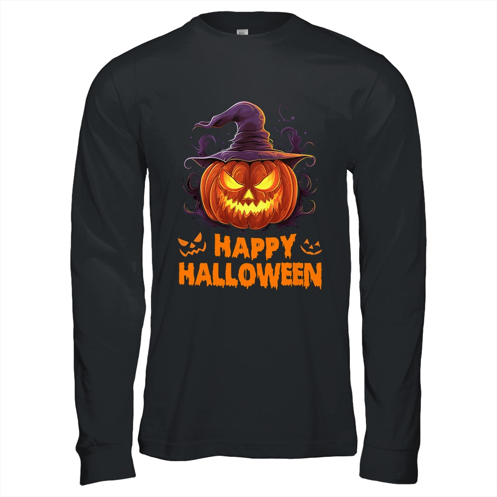 Funny Pumpkin Happy Halloween Costume Men Women Boys Girls Shirt & Hoodie | teecentury