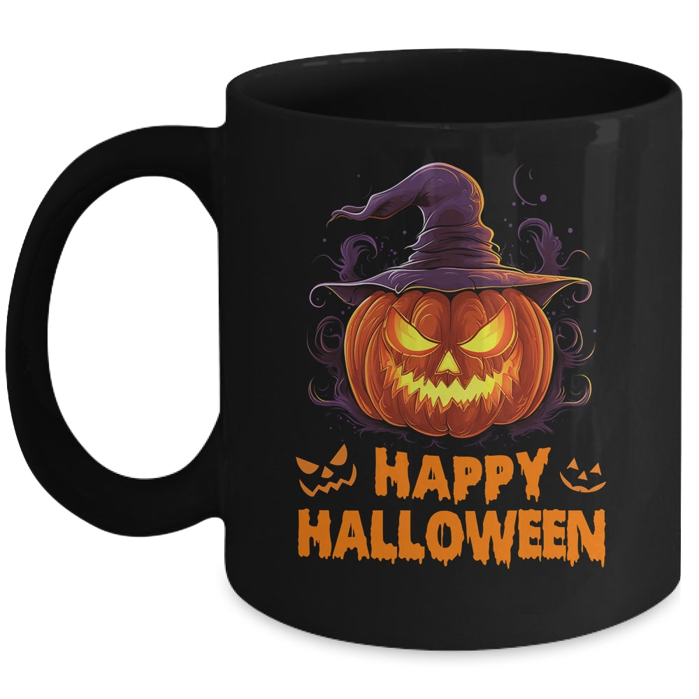Funny Pumpkin Happy Halloween Costume Men Women Boys Girls Mug | teecentury