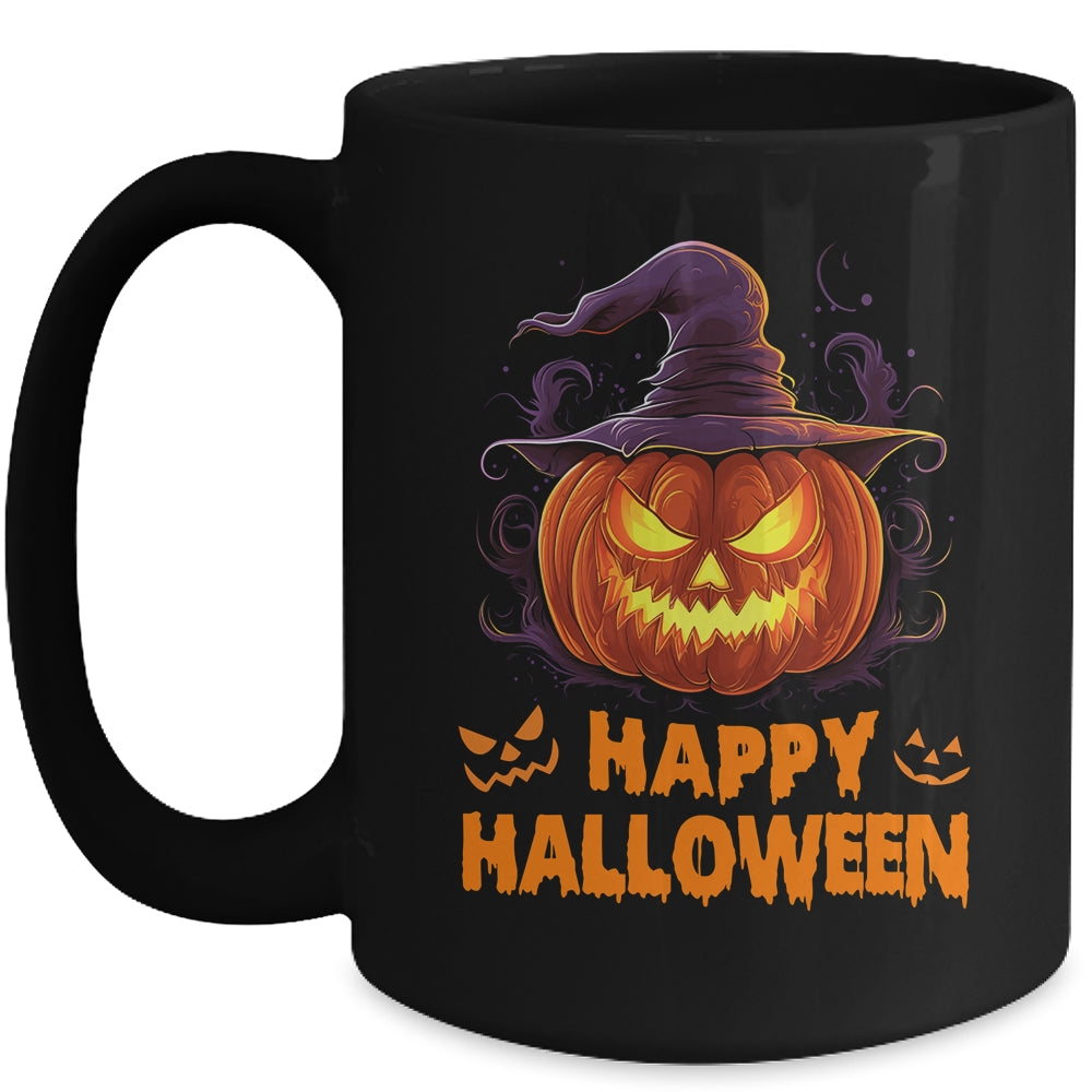 Funny Pumpkin Happy Halloween Costume Men Women Boys Girls Mug | teecentury