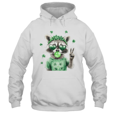 Funny Raccoon St Patrick's Day Retro Coquette Lucky Irish Shirt & Hoodie | teecentury