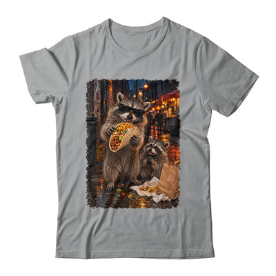 Funny Raccoons Men Women Eating Taco Meme Trash Panda Food Shirt & Tank Top | teecentury