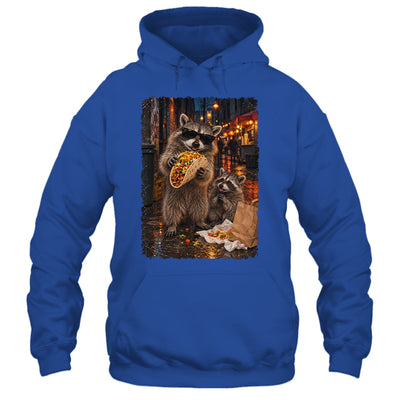 Funny Raccoons Men Women Eating Taco Meme Trash Panda Food Shirt & Tank Top | teecentury