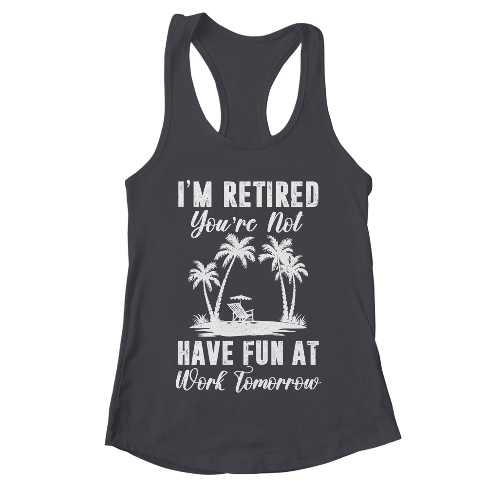 Funny Retired Art For Men Women Work Retiree Retirement Shirt & Tank Top | teecentury