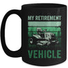 Funny Retirement Gardening For Men Women Lawn Mowing Mug | teecentury