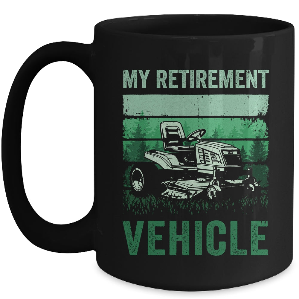 Funny Retirement Gardening For Men Women Lawn Mowing Mug | teecentury