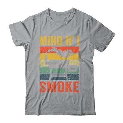 Funny Retro BBQ Party Smoker Chef Dad Mind If I Smoke Shirt & Hoodie | teecentury