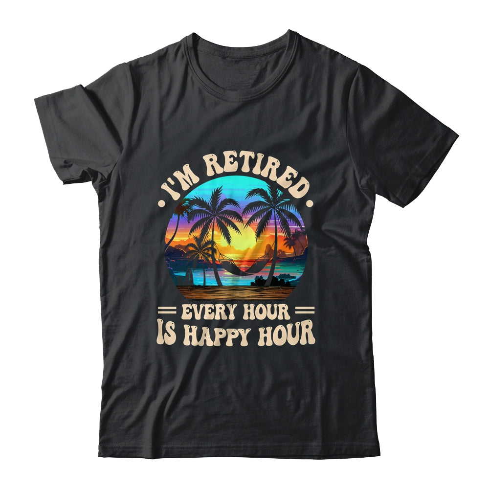 Funny Rocking The Retired Life Summer Funny Retirement Shirt & Tank Top | teecentury