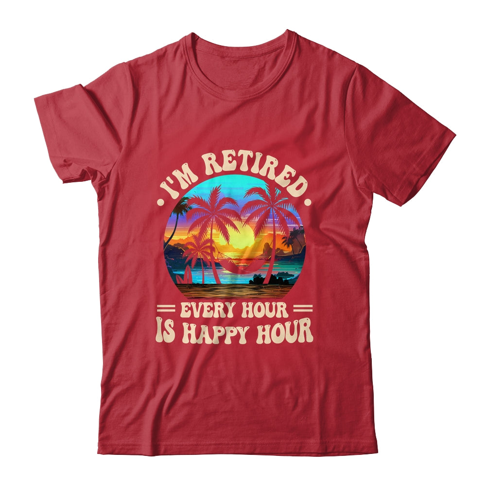 Funny Rocking The Retired Life Summer Funny Retirement Shirt & Tank Top | teecentury