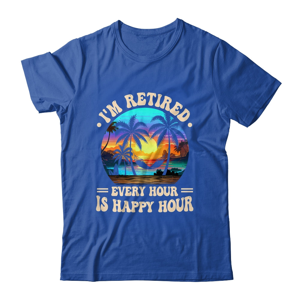 Funny Rocking The Retired Life Summer Funny Retirement Shirt & Tank Top | teecentury
