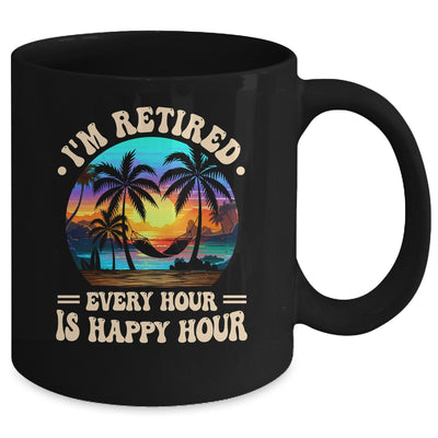 Funny Rocking The Retired Life Summer Funny Retirement Mug | teecentury