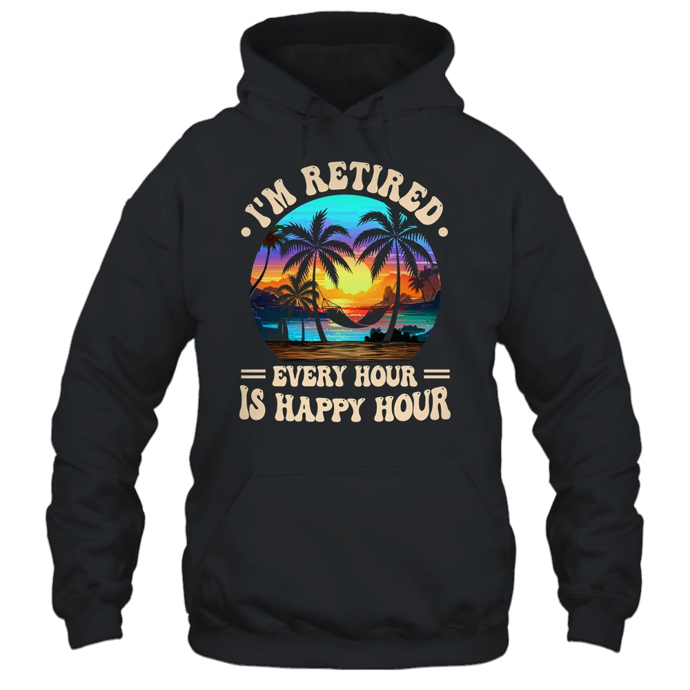 Funny Rocking The Retired Life Summer Funny Retirement Shirt & Tank Top | teecentury