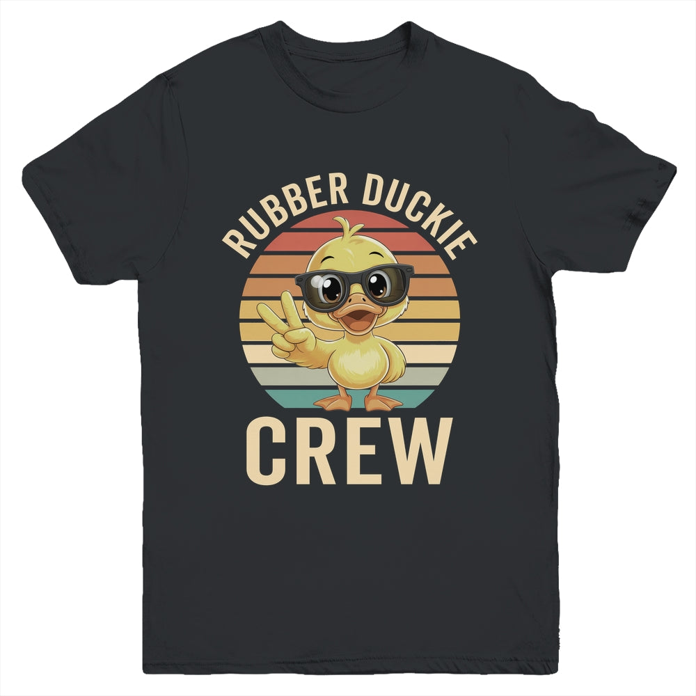 Funny Rubber Duck Rubber Duckie Crew Cruise Duck Boys Girls Youth Shirt | teecentury