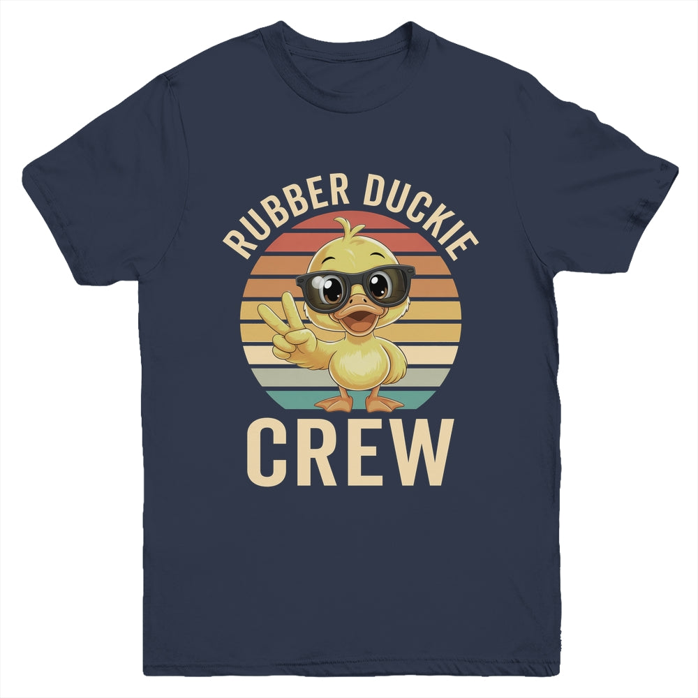 Funny Rubber Duck Rubber Duckie Crew Cruise Duck Boys Girls Youth Shirt | teecentury