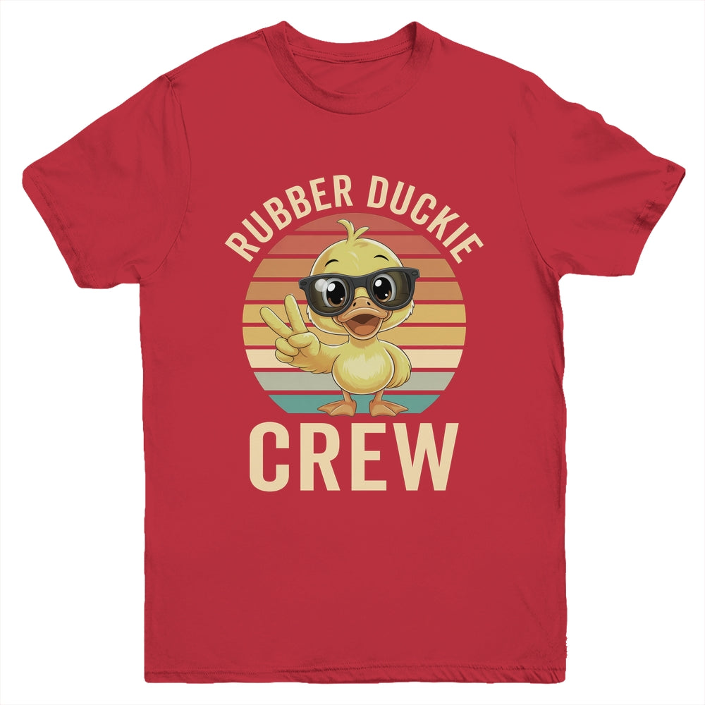 Funny Rubber Duck Rubber Duckie Crew Cruise Duck Boys Girls Youth Shirt | teecentury