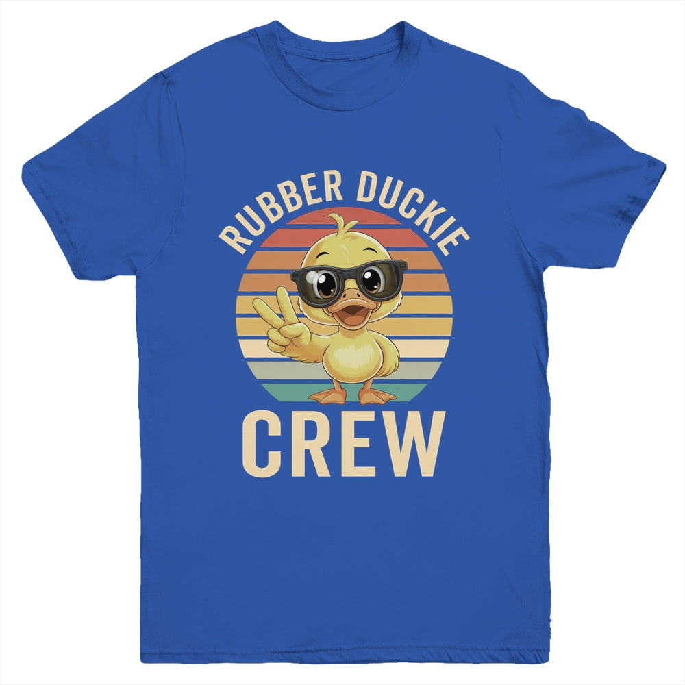 Funny Rubber Duck Rubber Duckie Crew Cruise Duck Boys Girls Youth Shirt | teecentury