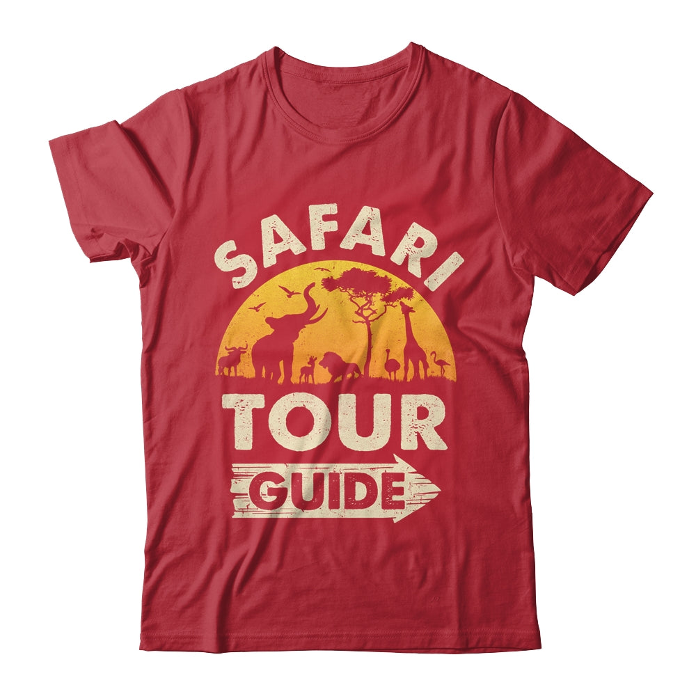 Funny Safari Guide Art For Men Women Kids Zoo Safari Costume Shirt