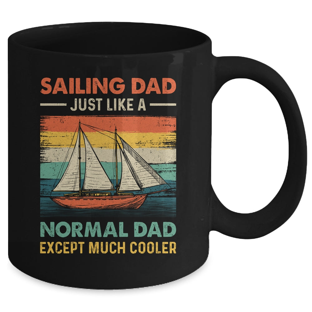Funny Sailing Art For Dad Men Sailing Sailor Sail Sailboat Mug | teecentury