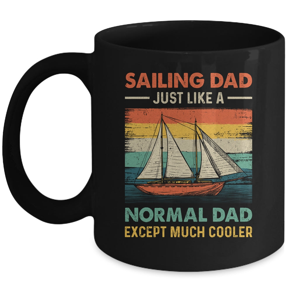 Funny Sailing Art For Dad Men Sailing Sailor Sail Sailboat Mug | teecentury