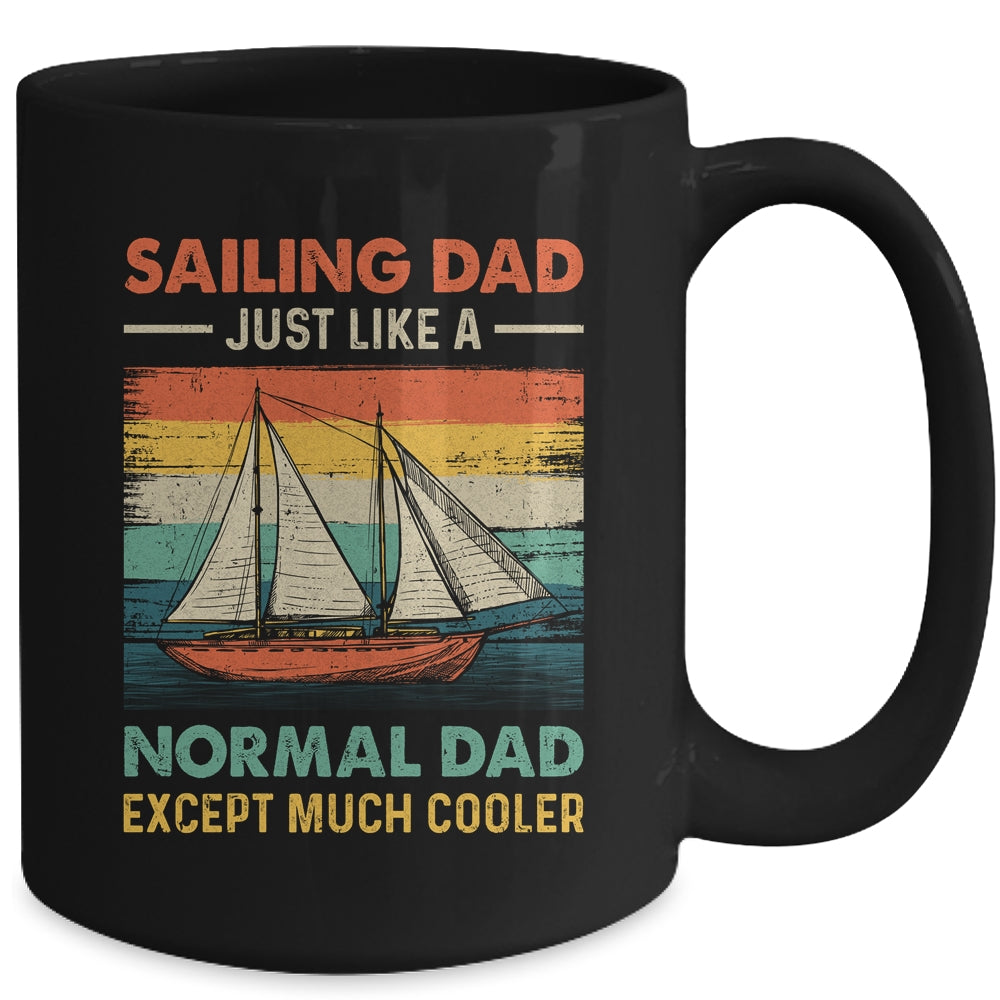 Funny Sailing Art For Dad Men Sailing Sailor Sail Sailboat Mug | teecentury