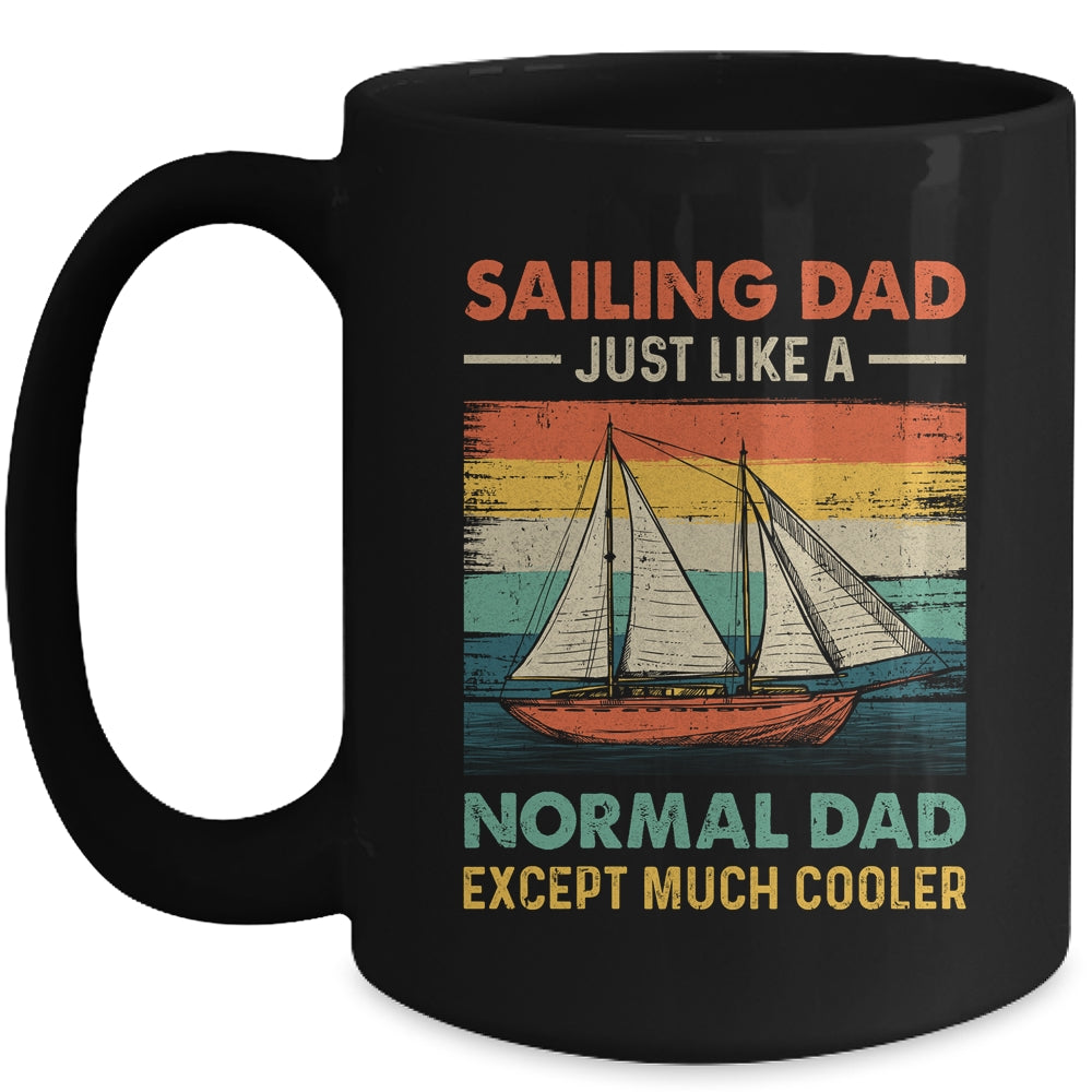 Funny Sailing Art For Dad Men Sailing Sailor Sail Sailboat Mug | teecentury