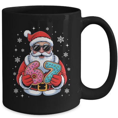 Funny Santa 67 Ice Cream Drip Christmas Xmas Teens Boys Kids Mug | teecentury
