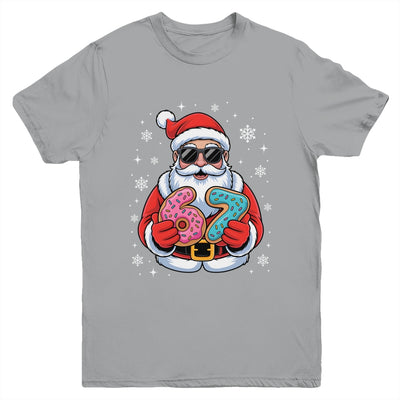 Funny Santa 67 Ice Cream Drip Christmas Xmas Teens Boys Kids Youth Shirt | teecentury