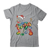 Funny Santa Bull Terrier Retriever Christmas Lights Dog Lover Shirt & Sweatshirt | teecentury