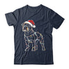Funny Santa Bulldog Retriever Christmas Lights Dog Lover Shirt & Sweatshirt | teecentury